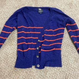 American Eagle Small Striped Cardigan